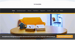 Desktop Screenshot of in-translate.pl
