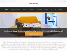 Tablet Screenshot of in-translate.pl